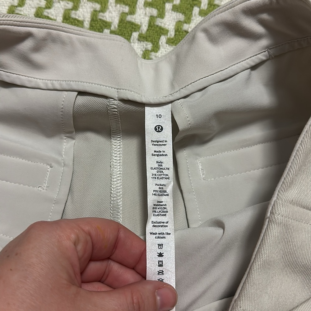 lululemon athletica Wide Leg Pants - Cream - Picture 7 of 10